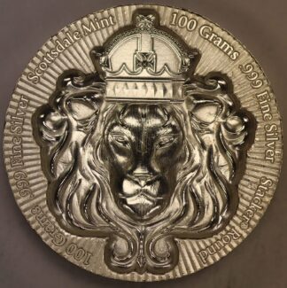 AUCTION- 100 Grams .999 Fine Silver Scottsdale Mint Stacker Round