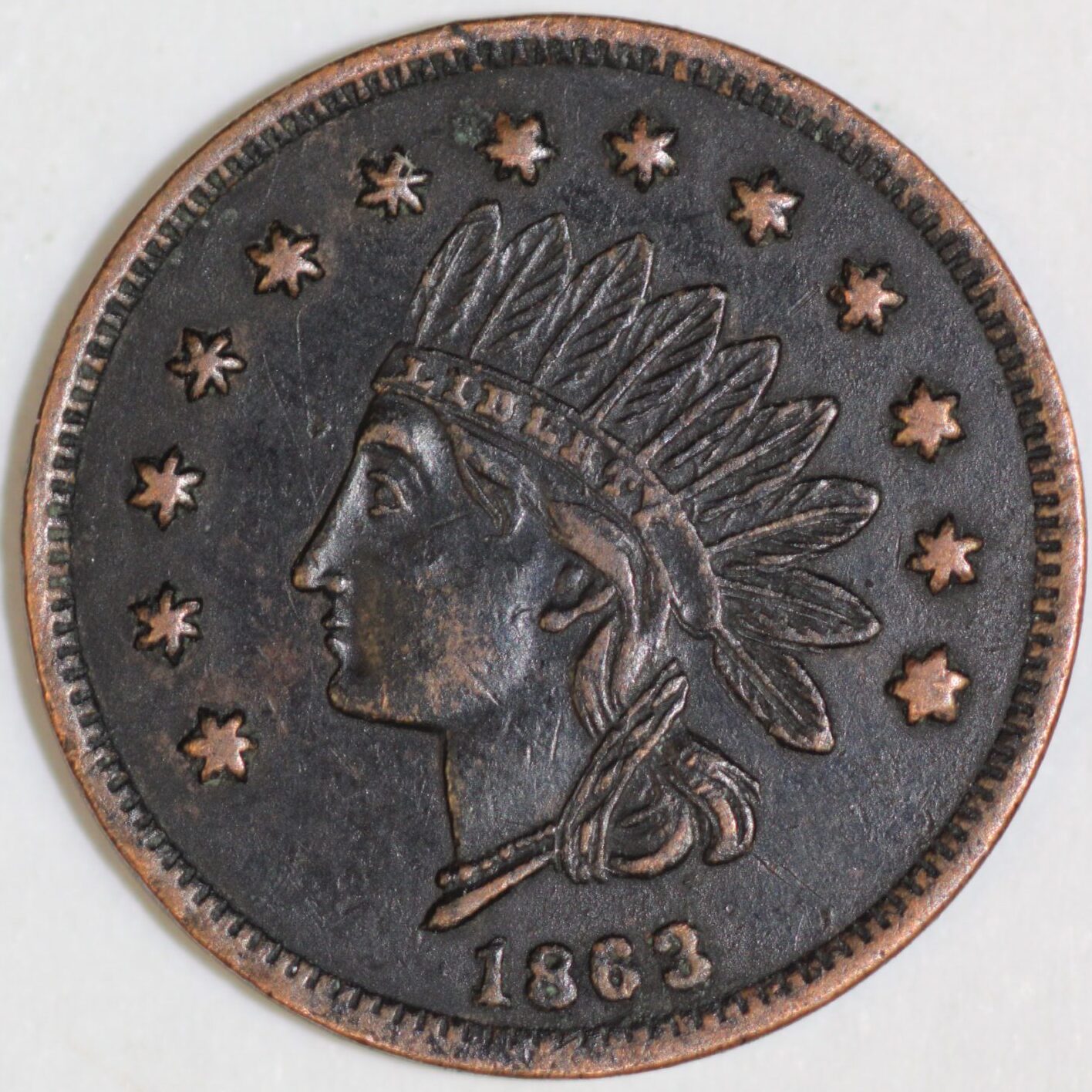 Civil War Store Card 1863 Yankee Robinson Circus in Cincinnati Ohio