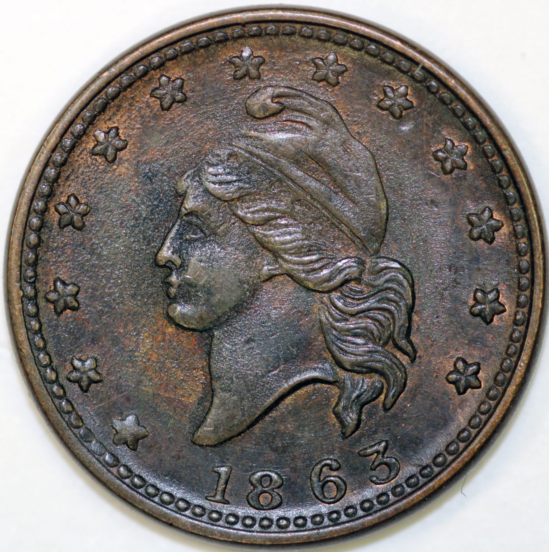 Auction – 1863 Civil War Merchant Token Army & Navy – Portsmouth Coin &  Currency Co