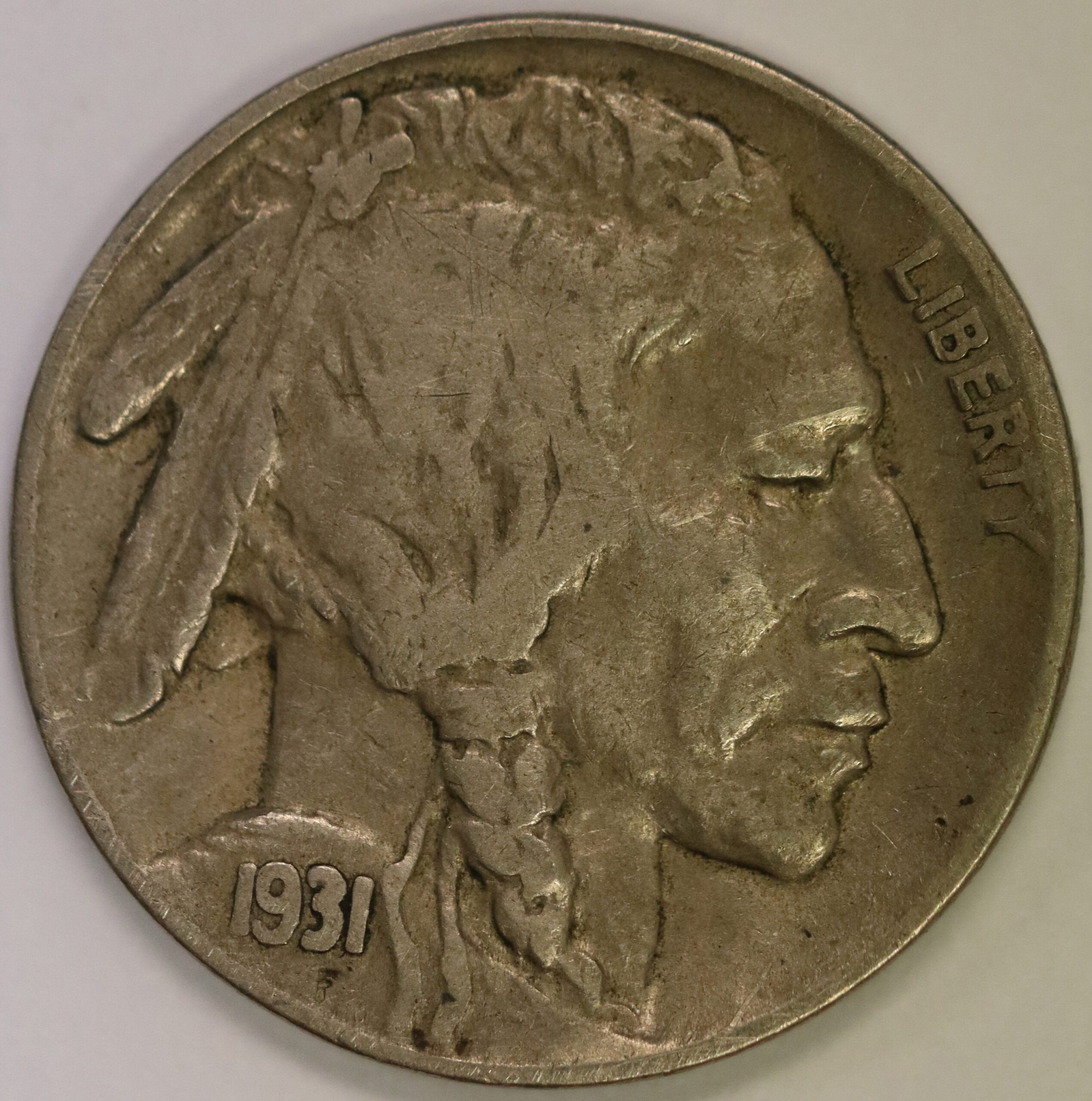 Auction - 1931 S Buffalo Nickel VF - Image 2