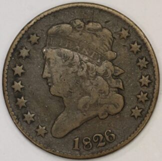 AUCTION- 1826 Classic Head Half Cent