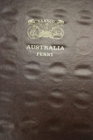AUCTION-  Dansco Folder Australia Penny with 17 Different Coins