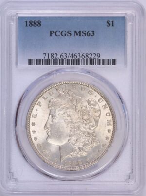 Auction - 1888 Morgan Dollar MS63 PCGS