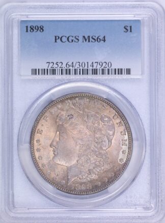 Auction - 1898 Morgan Dollar MS64 PCGS