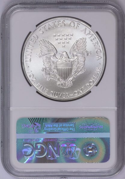 2016 Silver Eagle MS70 NGC 30th Anniversary Bald Eagle Label