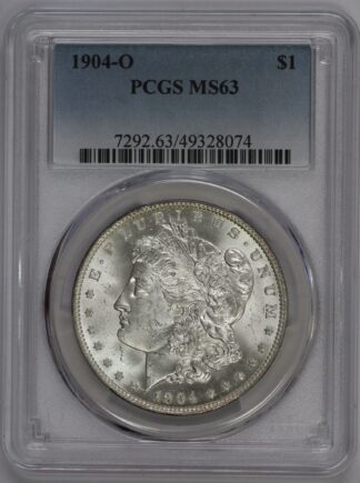 1904 O Morgan Silver Dollar PCGS MS63