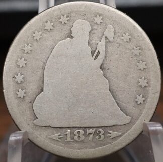 Auction - 1873 Arrows Seated Liberty Quarter