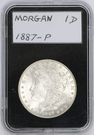 Auction - 1887 Morgan Silver Dollar UNC