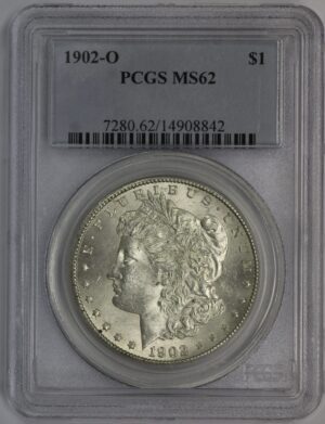 Auction - 1902 O Morgan Dollar PCGS MS62