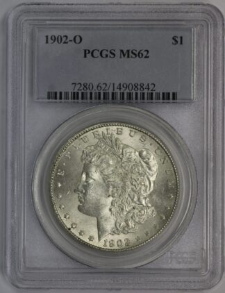 Auction - 1902 O Morgan Dollar PCGS MS62