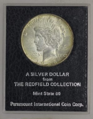 Auction - 1923 S Peace Dollar - Paramount Black - Redfield Collection Hoard