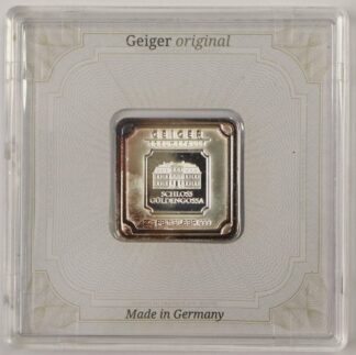 Auction -  20 Gram Geiger Bar The Plastic Holder Is Broke Toning On Bar