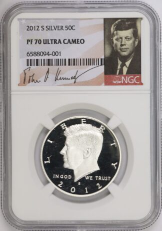 Auction - 2012 S Silver Kennedy Half Dollar SPF70 NGC