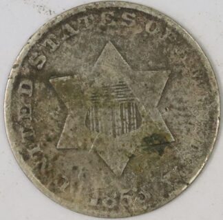 Auction - 1853 Three Cent Silver Trime