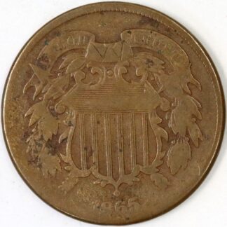 Auction - 1865 Two Cent Copper