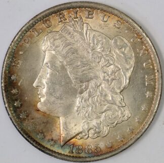 Auction - 1885 O Morgan Dollar UNC Toned