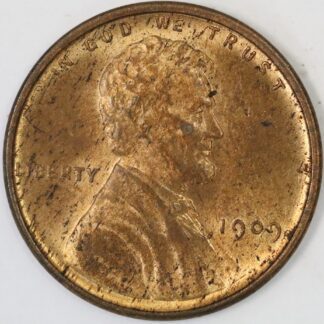 Auction - 1909 VDB Lincoln Wheat Cent UNC