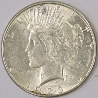 Auction - 1923 S Peace Dollar Dollar AU