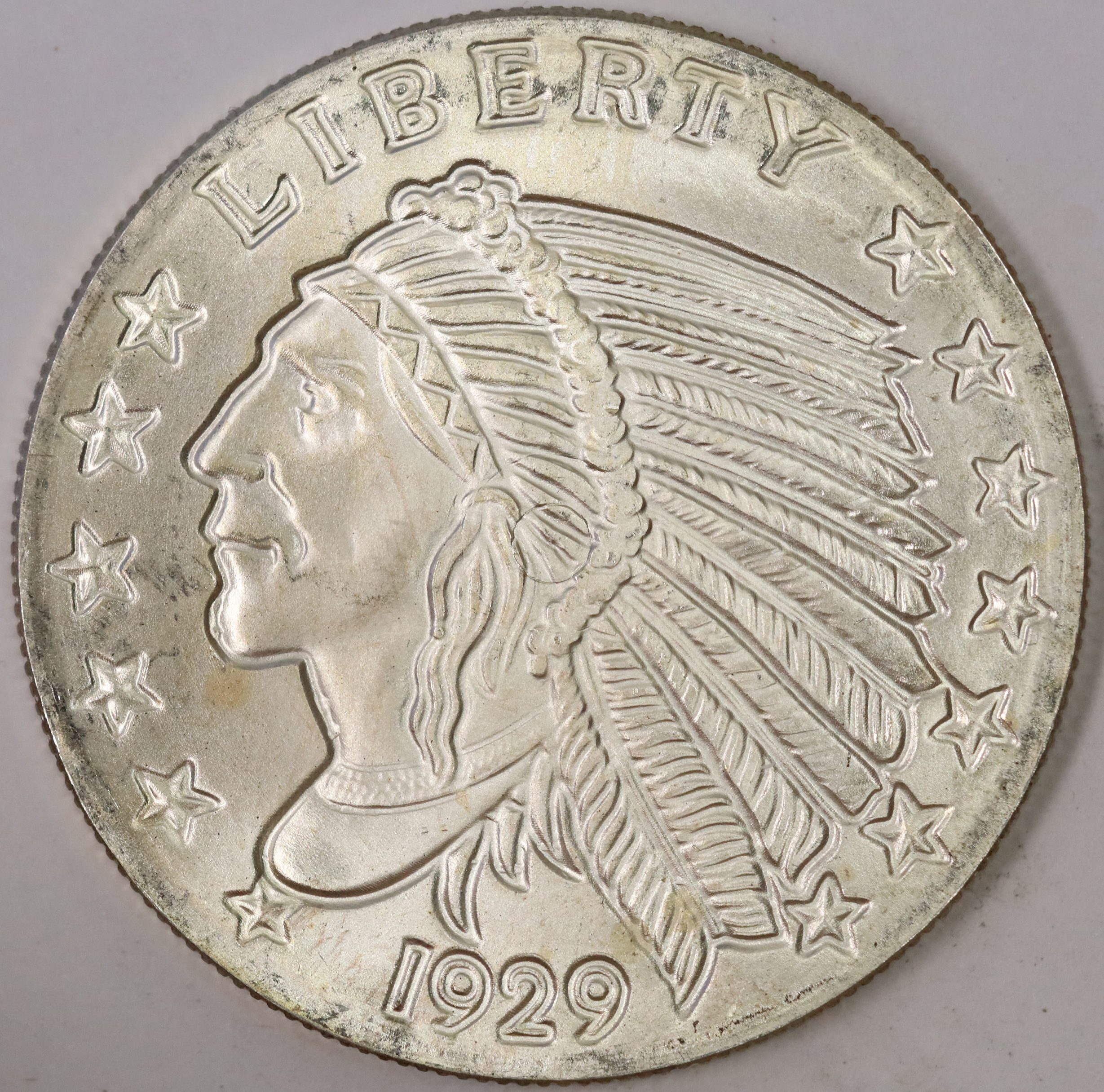 Auction – (1929) Indian Head Half oz .999 Silver Round – Portsmouth Coin &  Currency Co