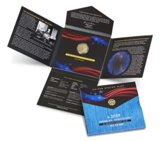 2019 S American Innovation $1 Coin Reverse Proof Set - Deleware