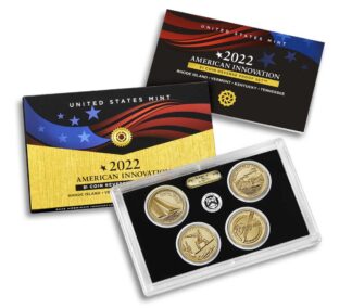 2022 S American Innovation $1 Coin Reverse Proof Set