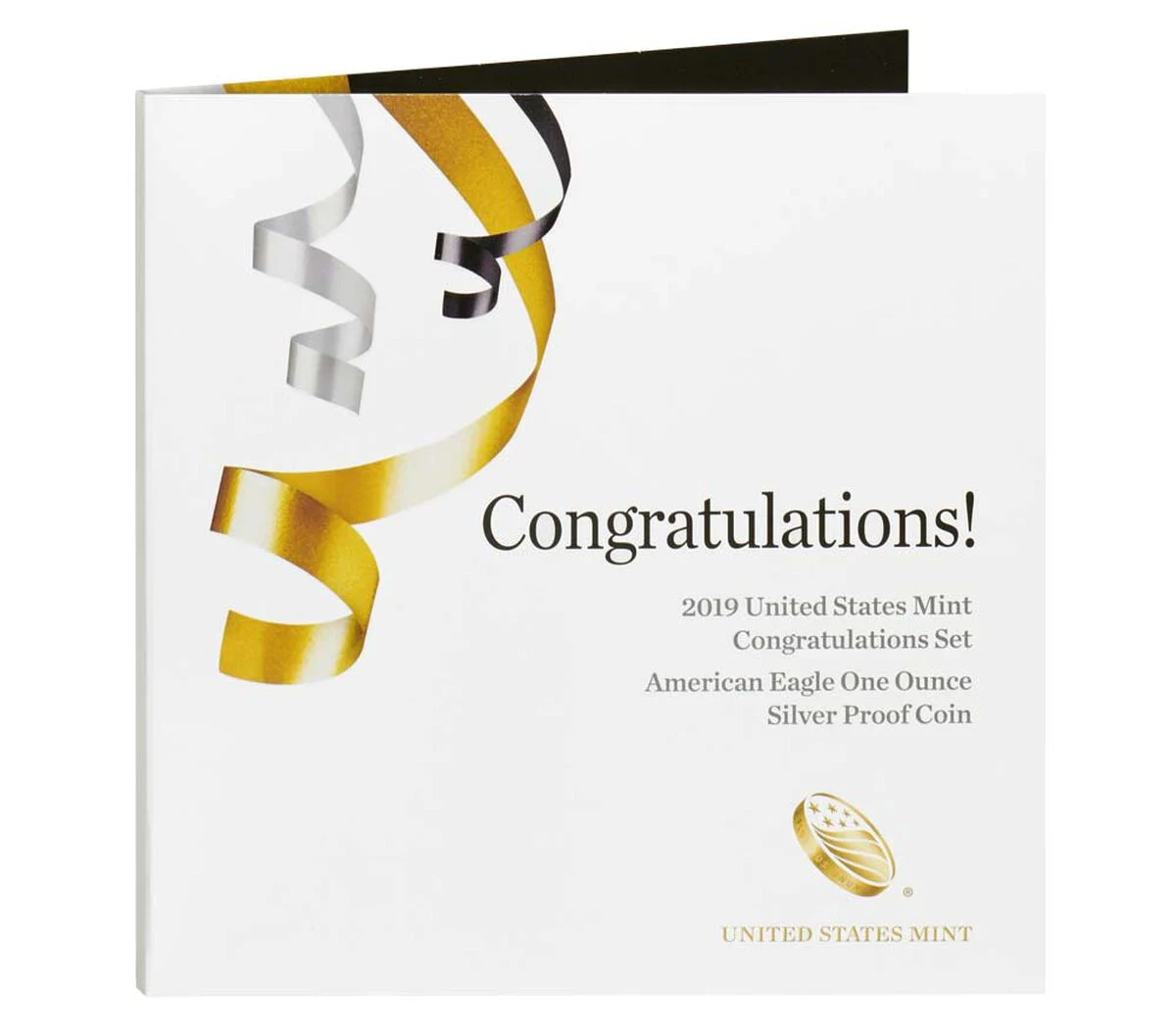 2019 W Congratulation Set Silver Eagle .999 Fine Silver oz - Image 3