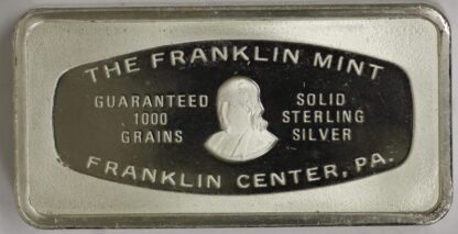 AUCTION- 1973 Christmas Franklin Mint 1000 Grains Sterling Silver