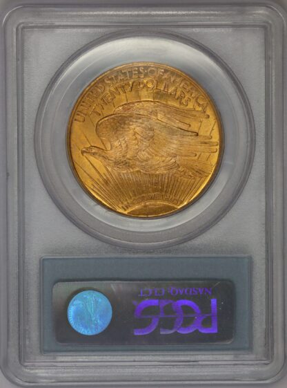 1922 $20 Saint Gaudens MS65 PGCS – Portsmouth Coin & Currency Co