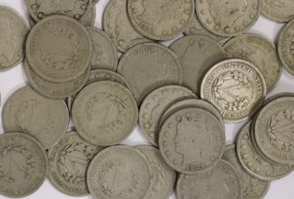 Roll of 40 Liberty Head "V" Nickels Dated Between 1895-1912 AG to VG