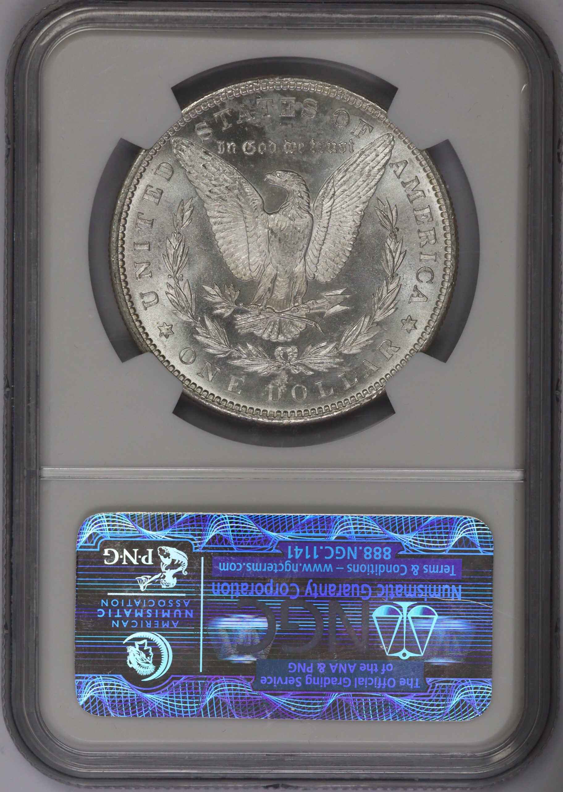 1880 S Morgan Dollar NGC MS65 - Image 2