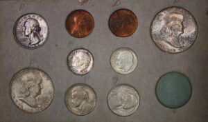 Auction - 1952 Partial Mint Set Toned Coins * You Get Only & The Exact Coins Shown