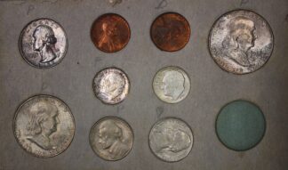 Auction - 1952 Partial Mint Set Toned Coins * You Get Only & The Exact Coins Shown