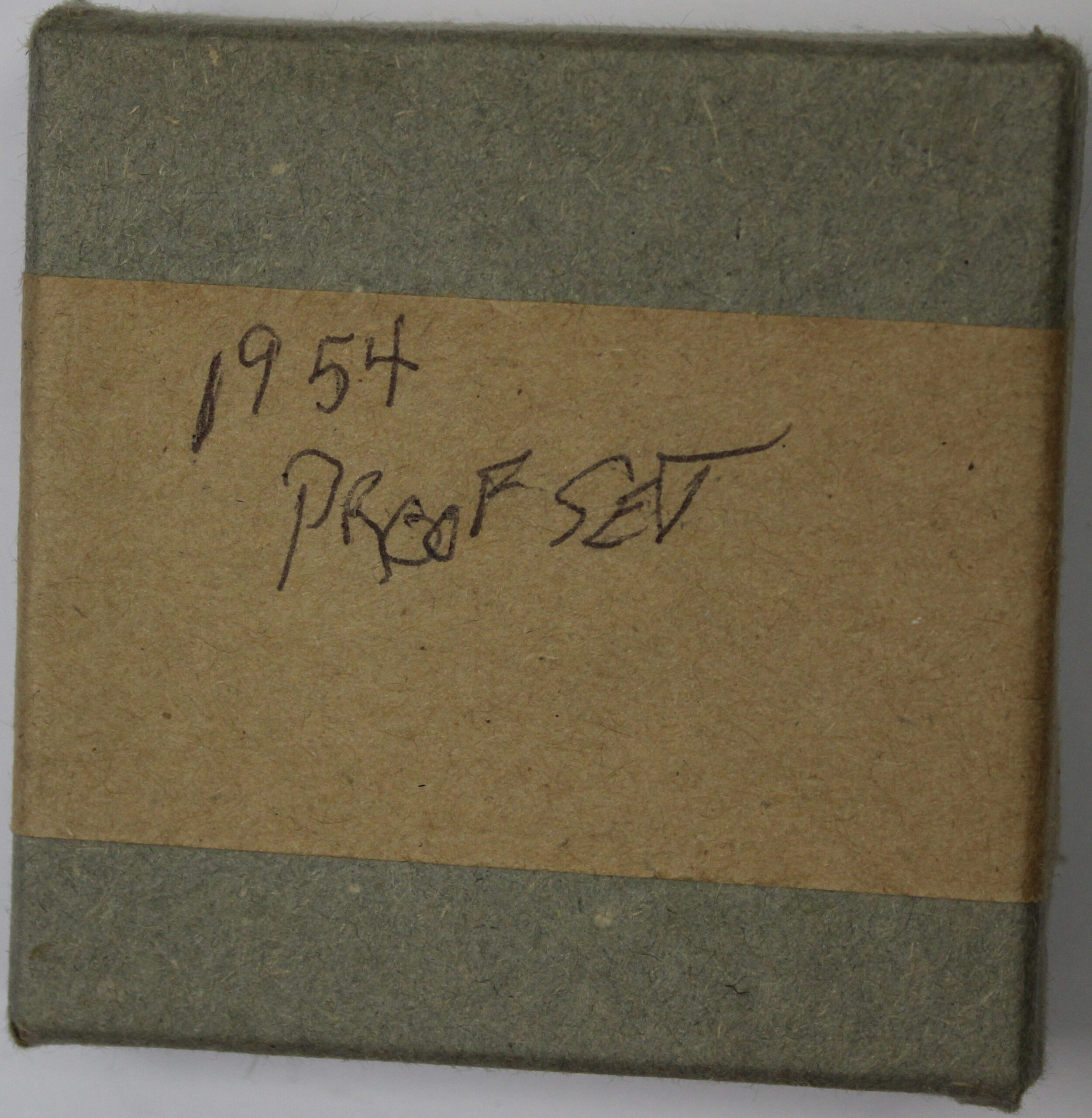 Auction - 1954 Proof Set Coins Have Toning & Cello Isn't Original Has Original Box - Image 2