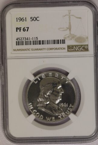 1961 Franklin Half NGC PF67