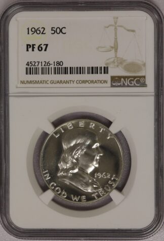 1962 Franklin Half NGC PF67