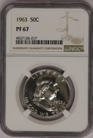 1963 Franklin Half NGC PF67