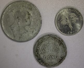 Three Coins From Vietnam, South Vietnam and North Vietnam