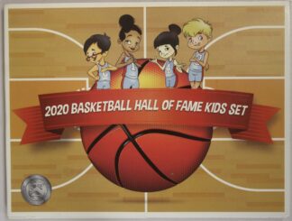 AUCTION-   2020 Basketball Hall of Fame Kids Set with Enhanced Uncirculated Half Dollar