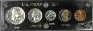 1960 Proof Set In Plastic Capital Holder