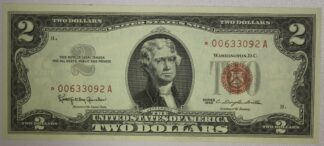 Auction - Series Of 1963 $2 Federal Reserve Star Note - Crisp UNC