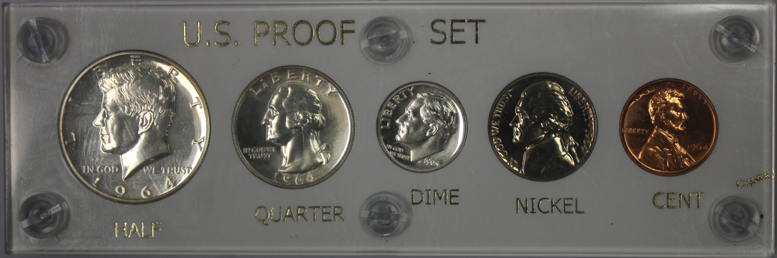 1964 Proof Set Capital Holder – Portsmouth Coin & Currency Co