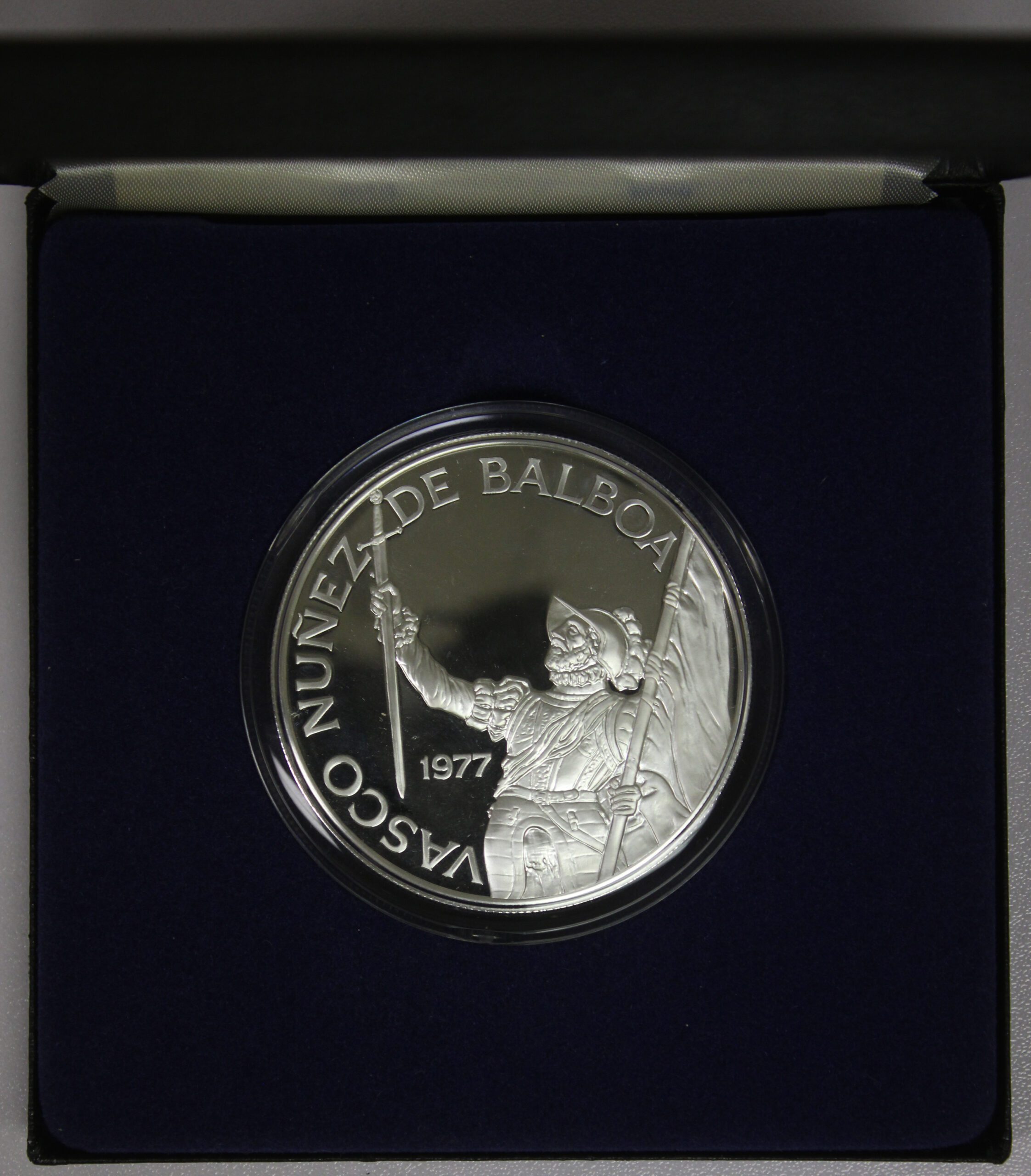 1977 Panama Proof 20 Balboa - Original Box w/ COA - Contains 3.8539 Ounces Actual Silver Weight