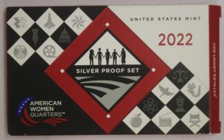 Auction - 2022 Silver Women Quarter Proof Set OGP - 5 Coin - .999 Fine Silver