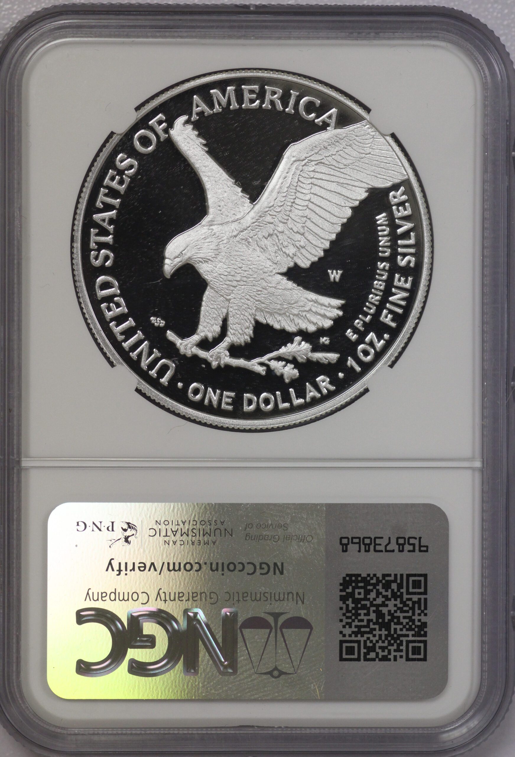 Auction - 2024 W Silver Eagle NGC PF70 Ultra Cameo - First Day Of Issue - Image 2