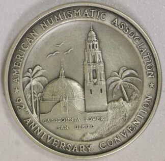 AUCTION-   1983 San Diego 92nd ANA Convention .999 Silver Medal
