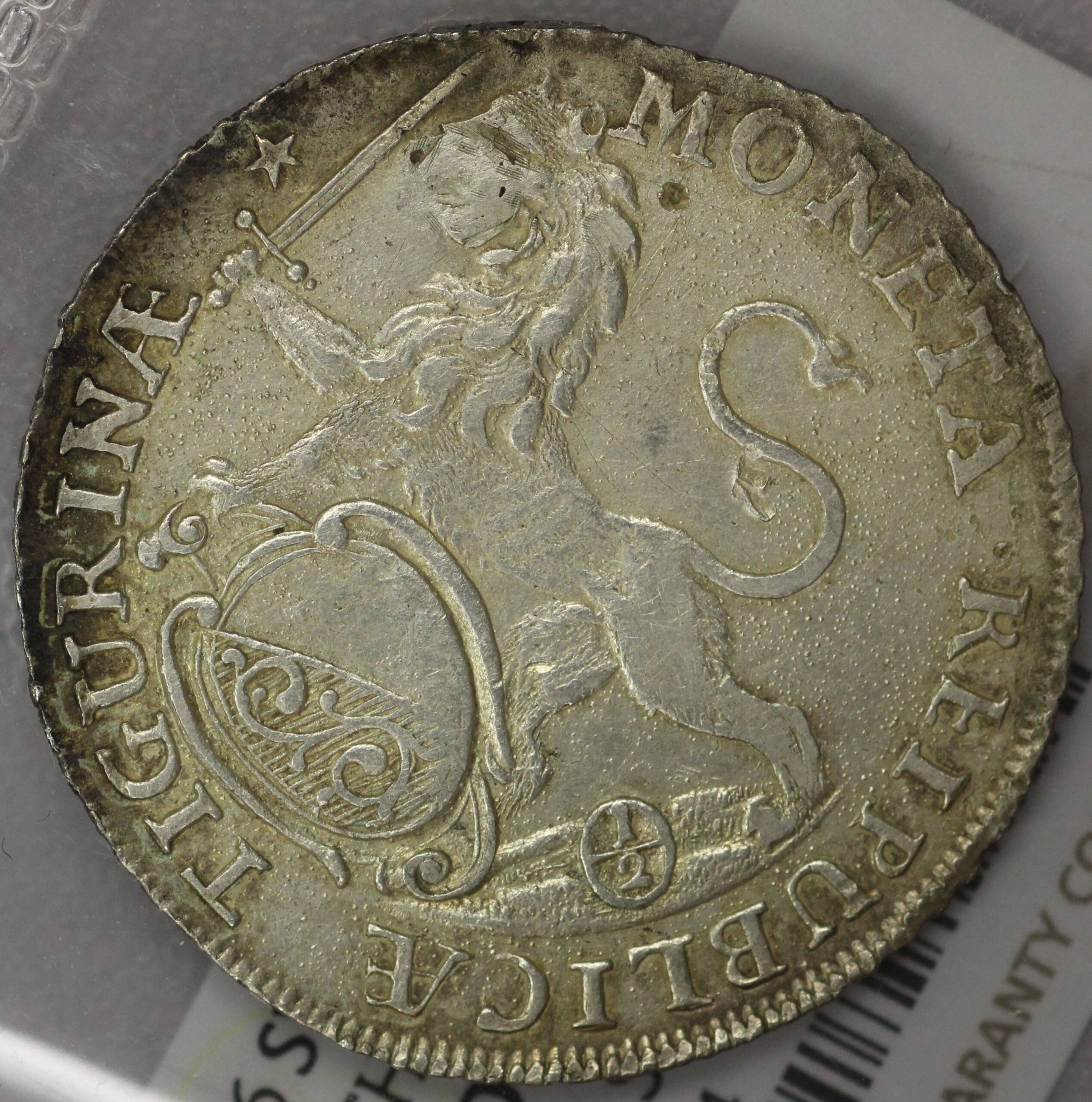 Auction - 1756 Switzerland 1/2 Taler Zurich - City View Altered Surface - Image 3