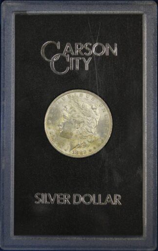 Auction - 1882 CC Morgan Dollar GSA With Box & COA Some Toning