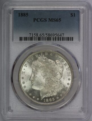 1885 Morgan Dollar MS65 PCGS