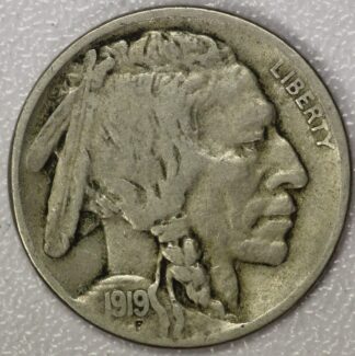 Auction - 1919 Buffalo Nickel Fine