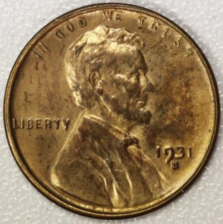 Auction - 1931 S Lincoln Wheat Cent Semi Key AU58